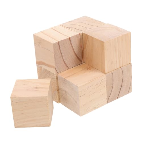 Angoily 8 Stück Holzwürfelmaterial Material unbehandeltes Naturholz Holzbriefblöcke Holzquadrate leere quadratische Blöcke unfertiges Holz Holzblöcke, Buchstaben winzig Kiefernholz Beige Angoily 8 Stück Holzwürfelmaterial Material unbehandeltes Naturholz Holzbriefblöcke Holzquadrate leere quadratische Blöcke unfertiges Holz Holzblöcke, Buchstaben winzig Kiefernholz Beige von Angoily
