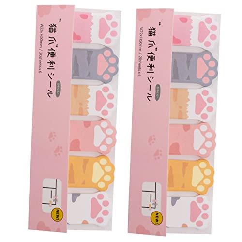 Angoily 8 Stück Kawaii Katzenpfoten Haftnotizen Selbstklebende Notizzettel für Schule Büro und Zuhause Praktische Seitenmarker für Bücher und Notizen Haftet Überall Angoily 8 Stück Kawaii Katzenpfoten Haftnotizen Selbstklebende Notizzettel für Schule Büro und Zuhause Praktische Seitenmarker für Bücher und Notizen Haftet Überall von Angoily