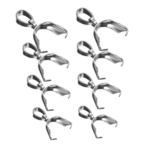 Angoily 8 Stück Kettenverschluss Schmuckverbindungsclips für DIY und Armbänder Einfache Montage und Vielseitig Schmuckzubehör für Anhänger und Perlen für Kreative Bastelprojekte von Angoily
