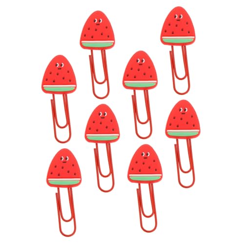 Angoily 8 Stück Kreative Wassermelonen Büroklammern Bunte Papierklammern für Dokumente und Schule Leichte Kompakte Schreibwaren für Büro Schule und Zuhause Einzigartige Aktenklammern mit Angoily 8 Stück Kreative Wassermelonen Büroklammern Bunte Papierklammern für Dokumente und Schule Leichte Kompakte Schreibwaren für Büro Schule und Zuhause Einzigartige Aktenklammern mit von Angoily