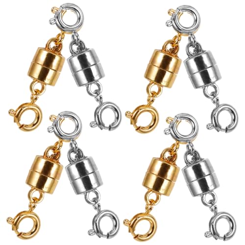 Angoily 8 Stück Magnetische Schmuckverschlüsse für DIY Armbänder und Dekorative Magnetverschluss Connectoren für Einfache Handhabung und Elegantes Design Angoily 8 Stück Magnetische Schmuckverschlüsse für DIY Armbänder und Dekorative Magnetverschluss Connectoren für Einfache Handhabung und Elegantes Design von Angoily