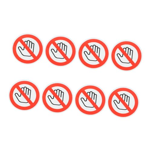 Angoily 8 Stück Sicherheitszeichen Aufkleber Nicht Berühren Aufkleber Bitte Nicht Berühren Gerät Berührt Keine Aufkleber Fokusaufkleber Handaufkleber Selbstklebendes Vinyl Angoily 8 Stück Sicherheitszeichen Aufkleber Nicht Berühren Aufkleber Bitte Nicht Berühren Gerät Berührt Keine Aufkleber Fokusaufkleber Handaufkleber Selbstklebendes Vinyl von Angoily