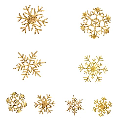 Angoily 8 Stück Stickapplikationen für Kleidung Weihnachtsaufnäher Weichem zum Dekorieren und Reparieren von Kleidung Schuhen Angoily 8 Stück Stickapplikationen für Kleidung Weihnachtsaufnäher Weichem zum Dekorieren und Reparieren von Kleidung Schuhen von Angoily
