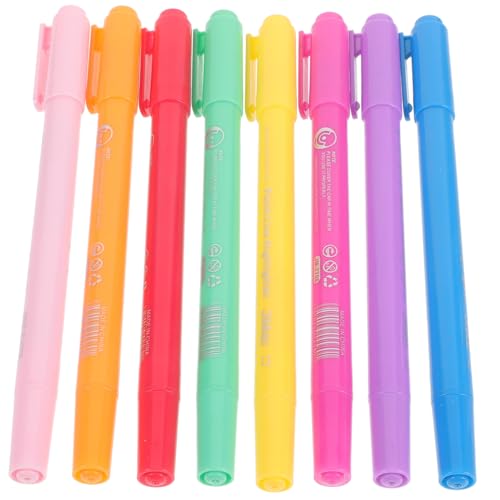 Angoily 8 Stück Teiliges Curve Pen Set Spitze Textmarker für Notizen Journaling und Projekte Farbige Marker für Schule Büro und Scrapbooking Hochwertige und Praktische Schreibutensilien Angoily 8 Stück Teiliges Curve Pen Set Spitze Textmarker für Notizen Journaling und Projekte Farbige Marker für Schule Büro und Scrapbooking Hochwertige und Praktische Schreibutensilien von Angoily