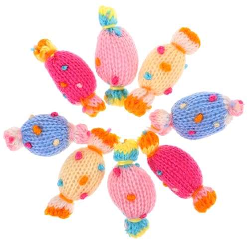 Angoily 8 Stück Teiliges DIY Kleidungsornament Bunte Candy Verzierungen zum Aufnähen Cartoon Stil für Nähprojekte und Individuelle Modeaccessoires Angoily 8 Stück Teiliges DIY Kleidungsornament Bunte Candy Verzierungen zum Aufnähen Cartoon Stil für Nähprojekte und Individuelle Modeaccessoires von Angoily