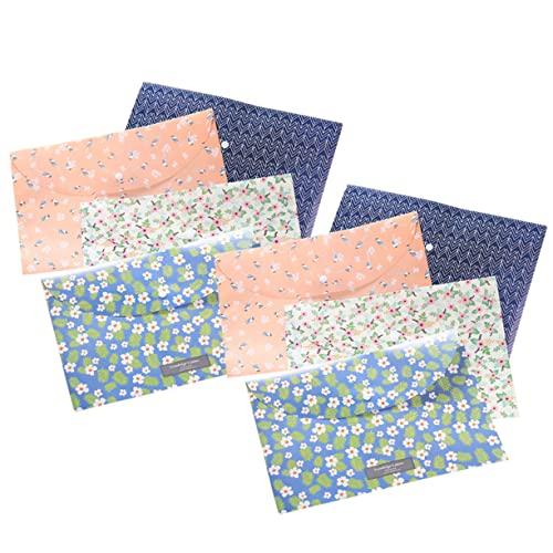 Angoily 8 Stück Teiliges Dokumentenmappe mit Blumendesign Leichte Aufbewahrungstaschen für Büro Schule und Zuhause Organisieren von Unterlagen und Dokumenten Farbe Zufällig Angoily 8 Stück Teiliges Dokumentenmappe mit Blumendesign Leichte Aufbewahrungstaschen für Büro Schule und Zuhause Organisieren von Unterlagen und Dokumenten Farbe Zufällig von Angoily