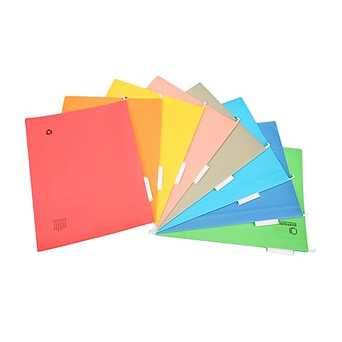 Angoily 8 Stück Teiliges Hängeregister aus Strapazierfähigem Papier mit Organizer für Büro und Zuhause Klassifizierungsetiketten für Optimale Dokumentenorganisation von Angoily