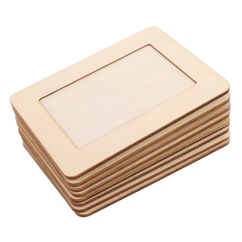 Angoily 8 Stück Teiliges Holz Bilderrahmen zum Basteln Naturbelassen Stehend DIY Unbemalte Holzrahmen für Kreative Foto und Kunstprojekte für Hochzeiten Geburtstagsfeiern und Individuelle Angoily 8 Stück Teiliges Holz Bilderrahmen zum Basteln Naturbelassen Stehend DIY Unbemalte Holzrahmen für Kreative Foto und Kunstprojekte für Hochzeiten Geburtstagsfeiern und Individuelle von Angoily
