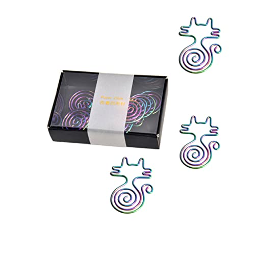 Angoily 8 Stück Teiliges Katzenförmiges Büroklammer Kreative Bunte Metall Notizclips für Fotos und Dokumente für Schule und Büro Süßes Design für Katzenliebhaber Angoily 8 Stück Teiliges Katzenförmiges Büroklammer Kreative Bunte Metall Notizclips für Fotos und Dokumente für Schule und Büro Süßes Design für Katzenliebhaber von Angoily