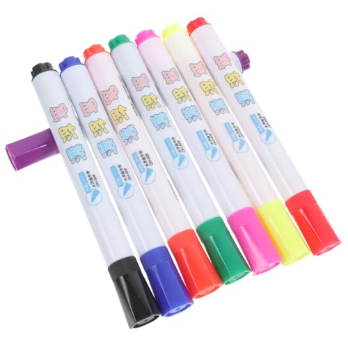 Angoily 8 Stück Teiliges Löschbarer Whiteboard Marker in Leuchtenden Farben Schwimmende Wasser Malstifte für Leicht Langlebig und Vielseitig Einsetzbar für Schule Büro und Zuhause von Angoily