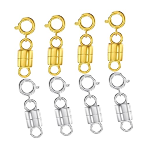Angoily 8 Stück Teiliges Magnetverschluss für Armbänder Magnetische Schmuckverbindung für DIY Schmuckherstellung Langlebig und Farbecht Elegantes Design Angoily 8 Stück Teiliges Magnetverschluss für Armbänder Magnetische Schmuckverbindung für DIY Schmuckherstellung Langlebig und Farbecht Elegantes Design von Angoily