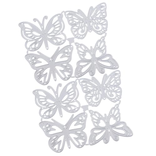 Angoily 8 Stück Teiliges Metall Stanzformen Schmetterlinge für DIY Bastelarbeiten Scrapbooking Fotoalbum Verzierung Angoily 8 Stück Teiliges Metall Stanzformen Schmetterlinge für DIY Bastelarbeiten Scrapbooking Fotoalbum Verzierung von Angoily
