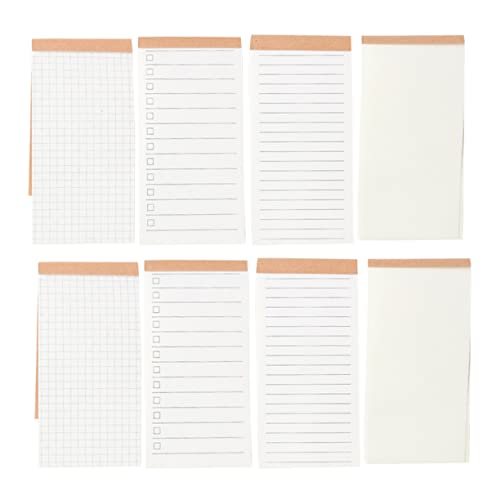 Angoily 8 Stück Teiliges Notizbuch Tragbare Notizblöcke Memo Pads für Schüler und Büro für Listen und Erinnerungen Praktische Planungshelfer für Alltag Angoily 8 Stück Teiliges Notizbuch Tragbare Notizblöcke Memo Pads für Schüler und Büro für Listen und Erinnerungen Praktische Planungshelfer für Alltag von Angoily