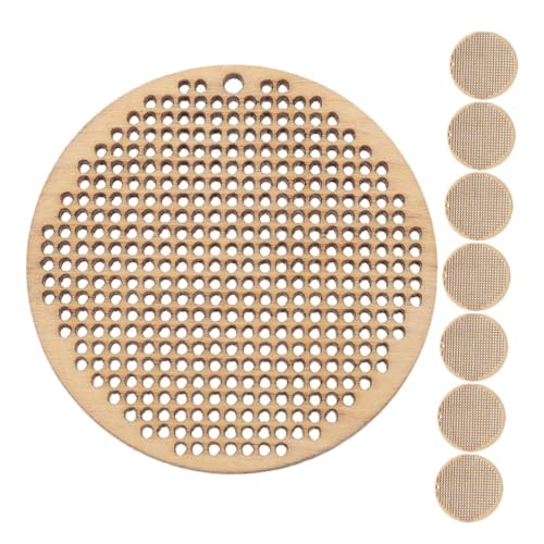 Angoily 8 Stück Teiliges Runde Holzanhänger Blanko Cross Stitch Holzplatten DIY Lesezeichenrahmen für Kreative Bastelarbeiten Vielseitige Holzchips für Anhänger und Dekorationen Angoily 8 Stück Teiliges Runde Holzanhänger Blanko Cross Stitch Holzplatten DIY Lesezeichenrahmen für Kreative Bastelarbeiten Vielseitige Holzchips für Anhänger und Dekorationen von Angoily