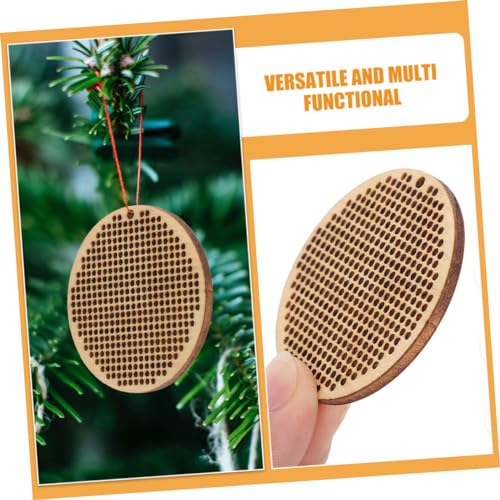 Angoily 8 Stück Teiliges Runde Naturbelassene Holzanhänger Unfertige Perforierte Cross Stitch Tags für Diy Stickrahmen Kreative Bastelprojekte Lesezeichen und Schmuckanhänger Angoily 8 Stück Teiliges Runde Naturbelassene Holzanhänger Unfertige Perforierte Cross Stitch Tags für Diy Stickrahmen Kreative Bastelprojekte Lesezeichen und Schmuckanhänger von Angoily