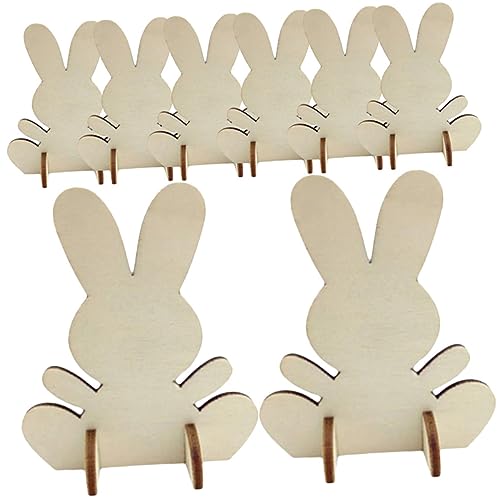 Angoily 8 Stück Teiliges Unbemalte Holz Osterhasen zum Basteln Diy Holzfiguren für Dekoration für Ostern und Malprojekte Angoily 8 Stück Teiliges Unbemalte Holz Osterhasen zum Basteln Diy Holzfiguren für Dekoration für Ostern und Malprojekte von Angoily