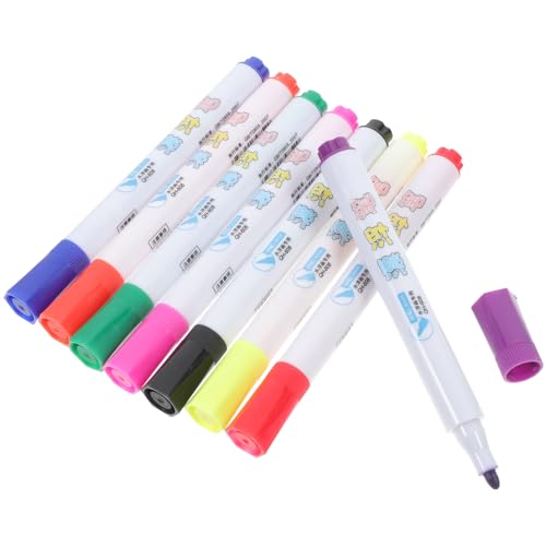 Angoily 8 Stück Teiliges Wasserfarbmalstifte für Abwaschbare Whiteboard Marker in Bunten Farben Malwerkzeug für Kreative Projekte und Float Painting Angoily 8 Stück Teiliges Wasserfarbmalstifte für Abwaschbare Whiteboard Marker in Bunten Farben Malwerkzeug für Kreative Projekte und Float Painting von Angoily