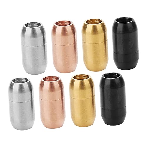 Angoily 8 Stück Teiliges Zylindrische Magnetverschlüsse DIY Schmuckverschluss für Lederbänder und Armbänder Zubehör für Schmuckgestaltung Angoily 8 Stück Teiliges Zylindrische Magnetverschlüsse DIY Schmuckverschluss für Lederbänder und Armbänder Zubehör für Schmuckgestaltung von Angoily