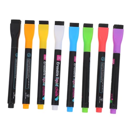 Angoily 8 Stück Whiteboard-Stift Fluoreszierender Markierungsstift abwaschbare, trocken abwischbare Marker Tafelmarker trockener Löschstift trocken abwischbare Marker magnetisch pp Angoily 8 Stück Whiteboard-Stift Fluoreszierender Markierungsstift abwaschbare, trocken abwischbare Marker Tafelmarker trockener Löschstift trocken abwischbare Marker magnetisch pp von Angoily