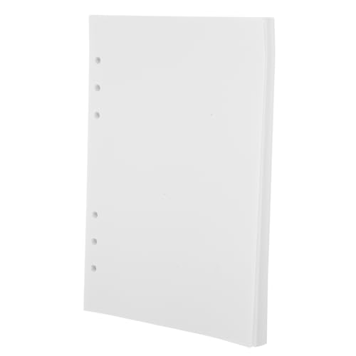 Angoily 80 Blatt Nachfüllpapier Blanko Einlagen für Ringbuch Vielseitig Einsetzbar für Notizen Planer Tagebuch Büro und Studium von Angoily