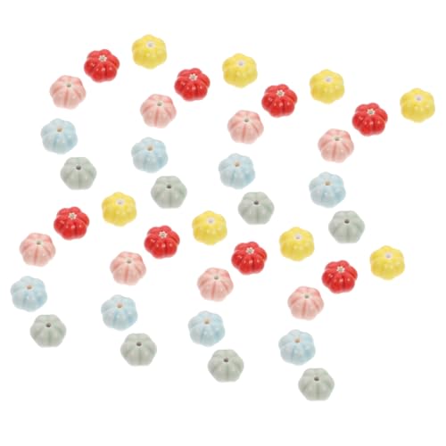 Angoily 80 Stück Teiliges Bunte Keramik Kürbisperlen zum Basteln DIY Schmuckherstellung Lose Perlen für Armbänder Halsketten Einfache Kürbisform für Thanksgiving Dekoration und Angoily 80 Stück Teiliges Bunte Keramik Kürbisperlen zum Basteln DIY Schmuckherstellung Lose Perlen für Armbänder Halsketten Einfache Kürbisform für Thanksgiving Dekoration und von Angoily