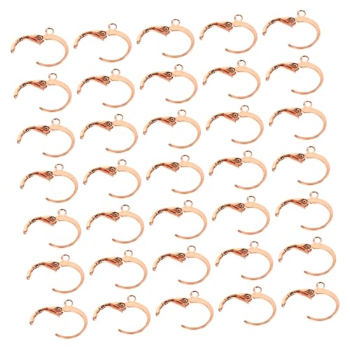 Angoily 80 Stück Teiliges Ohrringhaken Roségoldfarbenem Französische Ohrhaken mit Hebelverschluss für DIY Schmuckherstellung Bequem und Sicher für Damen und Bastler Angoily 80 Stück Teiliges Ohrringhaken Roségoldfarbenem Französische Ohrhaken mit Hebelverschluss für DIY Schmuckherstellung Bequem und Sicher für Damen und Bastler von Angoily
