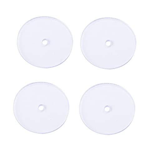 Angoily 80 Stück Teiliges Transparente Ohrstecker Stopper Schmerzfreie Sichere Scheiben Ohrhänger Verschlüsse für DIY Handgefertigte Ohrringe Stabilisierend und Festhaltend von Angoily