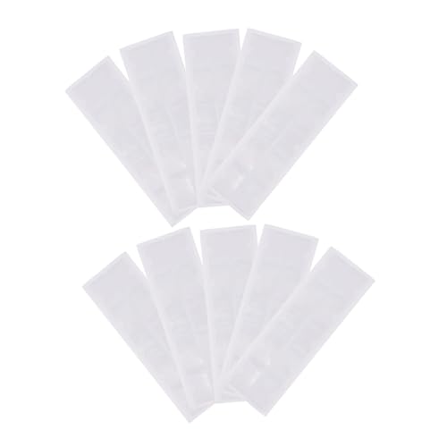 Angoily 80 Stück Transparente Selbstklebende Etikettenhalter Wasserdichte mit Starkem Kleber für Regale Schubladen Lagerboxen Büro und Klassenzimmer Klare Indexkarten taschen von Angoily