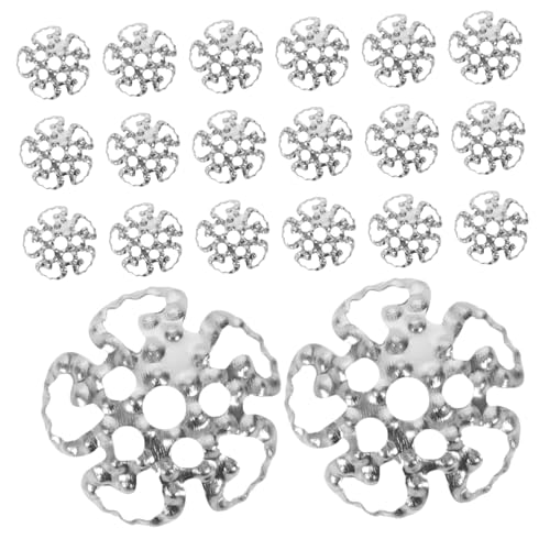Angoily 800 Stück Metall Perlenkappen Vintage Blumenform für Schmuckherstellung Stabile Vielseitige Endkappen für DIY Armbänder Ohrringe Einfache Montage für Anfänger und Profis von Angoily