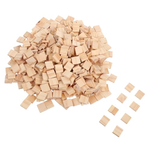 Angoily 800 Stück Unbearbeitete Holzbuchstaben Slices Natürliche DIY Holzplatten Blanko Holzstücke für Bastelprojekte Malen Lernspielzeug und Heimdekoration von Angoily