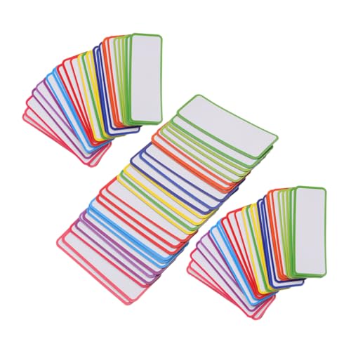 Angoily 81 Stück magnetisches Etikett wiederverwendbare, trocken abwischbare Etiketten Magnetetiketten für Whiteboard Magnetische Anhänger für den Haushalt Magnet-Namensschild Aufkleber von Angoily