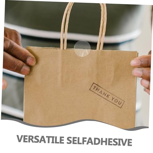 Angoily 84 Blatt Transparente Selbstklebende Runde Pvc-etiketten Starke Haftung Vielseitige Verpackungsaufkleber für Lebensmittelbeutel Umschläge Kleine Pakete Klare Versiegelungssticker Angoily 84 Blatt Transparente Selbstklebende Runde Pvc-etiketten Starke Haftung Vielseitige Verpackungsaufkleber für Lebensmittelbeutel Umschläge Kleine Pakete Klare Versiegelungssticker von Angoily