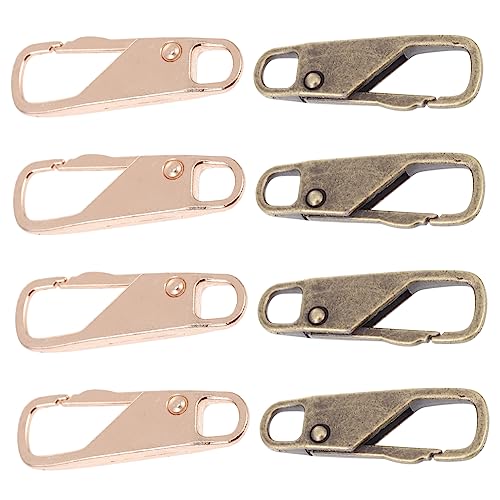 Angoily 8Stücke Abnehmbare Reißverschlussköpfe für Kleidung Multifunktionale Zipper Pull Tabs Installieren für Jacken Rucksäcke und Koffer ohne Werkzeug Montierbar Angoily 8Stücke Abnehmbare Reißverschlussköpfe für Kleidung Multifunktionale Zipper Pull Tabs Installieren für Jacken Rucksäcke und Koffer ohne Werkzeug Montierbar von Angoily