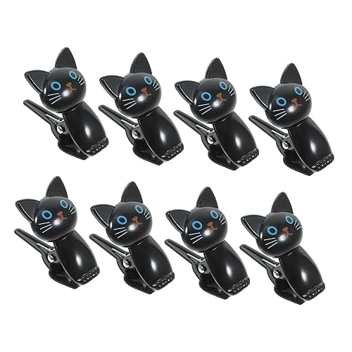 Angoily 8Stücke Katzen Clips für Snacks Wiederverwendbare Lebensmittelbeutelverschlüsse aus Robustem für Chip Tüten und Papiertüten Vielseitig Einsetzbar für Zuhause von Angoily