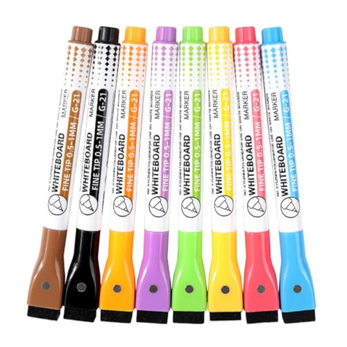 Angoily 8Stücke Magnetische Abwischbare Whiteboard Marker Lebendigen Schule Büro und Zuhause für Kreatives Schreiben und Zeichnen Angoily 8Stücke Magnetische Abwischbare Whiteboard Marker Lebendigen Schule Büro und Zuhause für Kreatives Schreiben und Zeichnen von Angoily