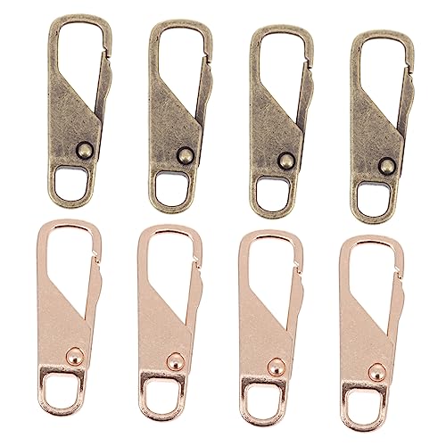 Angoily 8Stücke Robuste Reißverschlussabzieher Abnehmbare Reißverschlussköpfe Langlebiger für Jacken Taschen Rucksäcke und Koffer Goldene und Kupferne Varianten Angoily 8Stücke Robuste Reißverschlussabzieher Abnehmbare Reißverschlussköpfe Langlebiger für Jacken Taschen Rucksäcke und Koffer Goldene und Kupferne Varianten von Angoily