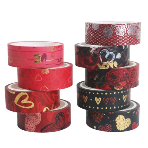Angoily 9 Rollen Liebes Und Papierklebeband Liebes Scrapbook Dekorationen Punkt Scrapbooking Klebeband Nachfüllpackungen Scrapbook Aufkleber Verzierungen Klebebandspender Herz Angoily 9 Rollen Liebes Und Papierklebeband Liebes Scrapbook Dekorationen Punkt Scrapbooking Klebeband Nachfüllpackungen Scrapbook Aufkleber Verzierungen Klebebandspender Herz von Angoily
