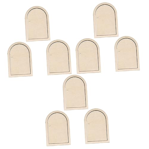 Angoily 9 Sätze Holzchips für Diy Graffiti Handgemalte Dekoration für Bastelprojekte und Gestaltung von Angoily