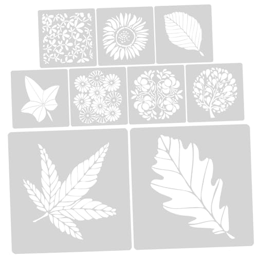 Angoily 9 Stück Blumenmalerei Wanddekorationsschablonen Zum Bemalen Von Wandschablonen Musterschablonen Blumenmalerei Schablonen Farbschablonen Blumenschablonenmalerei Angoily 9 Stück Blumenmalerei Wanddekorationsschablonen Zum Bemalen Von Wandschablonen Musterschablonen Blumenmalerei Schablonen Farbschablonen Blumenschablonenmalerei von Angoily