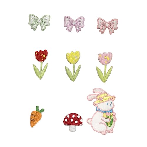 Angoily 9 Stück Gestickter Stoffaufnäher Plüsch Patch nähen Kindergarten Hase Kaninchen-Kleidungsaufnäher Cartoon-Kleidungsflecken Kleiderflicken aufbügeln Colorful Angoily 9 Stück Gestickter Stoffaufnäher Plüsch Patch nähen Kindergarten Hase Kaninchen-Kleidungsaufnäher Cartoon-Kleidungsflecken Kleiderflicken aufbügeln Colorful von Angoily