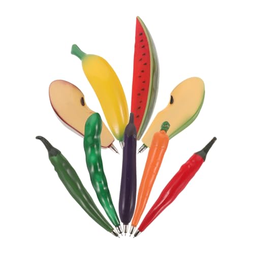 Angoily 9 Stück Obst-kühlschrankmagnet Partygeschenke Kreative Stifte Kugelschreiber Gemüse Stifte Einzigartige Gemüsestifte Stifte Für Obstdesign Stifte Für Die Party Plastik Angoily 9 Stück Obst-kühlschrankmagnet Partygeschenke Kreative Stifte Kugelschreiber Gemüse Stifte Einzigartige Gemüsestifte Stifte Für Obstdesign Stifte Für Die Party Plastik von Angoily