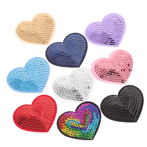 Angoily 9 Stück Pailletten -stoffetikett Love Tuch Patch Kleidung Stickerei Sortiert Jeans-patch Herzen Nähen Stichworte Handwerk Applikationen Buchstabenflecken Polyester Angoily 9 Stück Pailletten -stoffetikett Love Tuch Patch Kleidung Stickerei Sortiert Jeans-patch Herzen Nähen Stichworte Handwerk Applikationen Buchstabenflecken Polyester von Angoily
