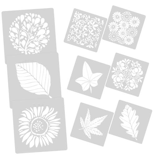 Angoily 9 Stück Teiliges Blumen und Schablonen für Wandmalerei Wiederverwendbare DIY Malvorlagen für Textilgestaltung Vielseitig Einsetzbar für Kreative Wohnraumdekoration Angoily 9 Stück Teiliges Blumen und Schablonen für Wandmalerei Wiederverwendbare DIY Malvorlagen für Textilgestaltung Vielseitig Einsetzbar für Kreative Wohnraumdekoration von Angoily