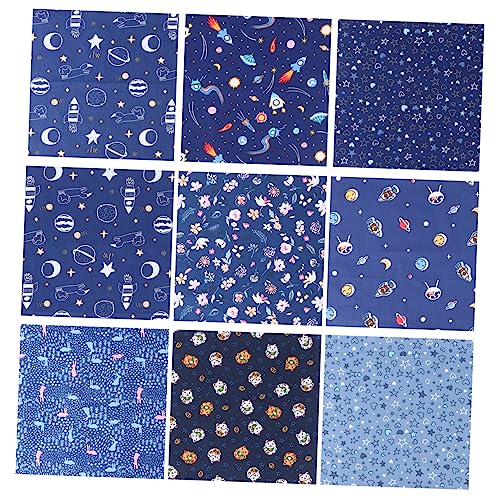 Angoily 9 Stück Teiliges Diy Patchwork Stoffset mit Buntem Druck für Bastelprojekte für Tischdecken Wohnaccessoires und Mehr Angoily 9 Stück Teiliges Diy Patchwork Stoffset mit Buntem Druck für Bastelprojekte für Tischdecken Wohnaccessoires und Mehr von Angoily
