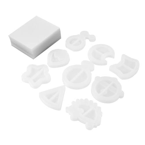 Angoily 9 Stück Teiliges Epoxidharz Shaker Formen mit PVC Folien für Quicksand Schlüsselanhänger Diy Schmuck Gießform Flexibel und Langlebig für Kreative Projekte Angoily 9 Stück Teiliges Epoxidharz Shaker Formen mit PVC Folien für Quicksand Schlüsselanhänger Diy Schmuck Gießform Flexibel und Langlebig für Kreative Projekte von Angoily
