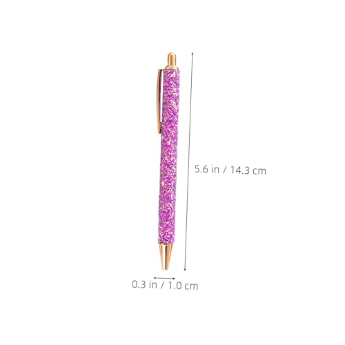 Angoily 9 Stück Teiliges Glitzer Kugelschreiber Einziehbare Glitzerstifte in Roségold Schwarz Kugelschreiber für Frauen Mädchen Schule Büro Glänzende Schreibwaren für Unterricht und Angoily 9 Stück Teiliges Glitzer Kugelschreiber Einziehbare Glitzerstifte in Roségold Schwarz Kugelschreiber für Frauen Mädchen Schule Büro Glänzende Schreibwaren für Unterricht und von Angoily