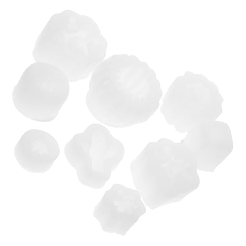 Angoily 9 Stück Teiliges Silikon Kaktus Sukkulentenform Flexible DIY Seifen Kerzengießform Handgemachte Wachskunst Wiederverwendbar für Individuelle Geschenkherstellung und Dekoration von Angoily