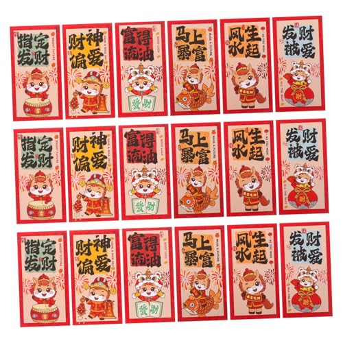 Angoily 90 Stück Jahr Des Pferdes Rote Umschläge Spring Festival Geldtaschen Chinesische Neujahr Glücksumschläge für Firmenfeiern Familienfeste und Geburtstagsgeschenke Angoily 90 Stück Jahr Des Pferdes Rote Umschläge Spring Festival Geldtaschen Chinesische Neujahr Glücksumschläge für Firmenfeiern Familienfeste und Geburtstagsgeschenke von Angoily