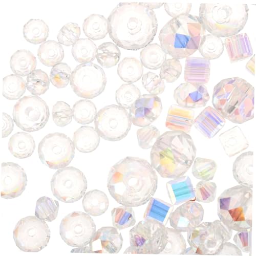 Angoily 90 Stück Teiliges Ab Color Glasperlen Facettierte Perlen mit Langlebig und Glatt für DIY Schmuckherstellung Wie Halsketten Armbänder und Ohrringe Vielseitig und Farbenfroh Angoily 90 Stück Teiliges Ab Color Glasperlen Facettierte Perlen mit Langlebig und Glatt für DIY Schmuckherstellung Wie Halsketten Armbänder und Ohrringe Vielseitig und Farbenfroh von Angoily