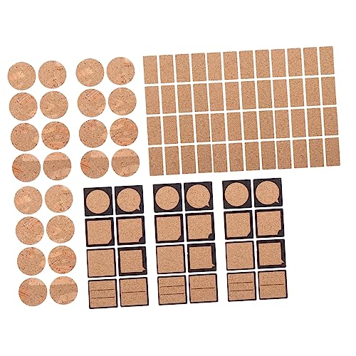 Angoily 96 Stück Holzschreibetiketten Selbstklebende DIY Etiketten für Zuhause Büro Klassifizierung Langlebig und Reißfest für Namensschilder Preisschilder und von Angoily